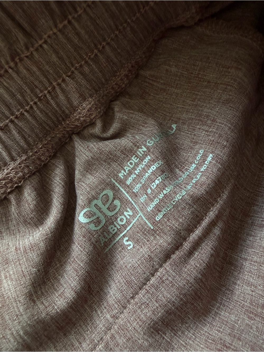 Albion Destination Joggers in Heather Maroon Size S Petite - Picture 8 of 9